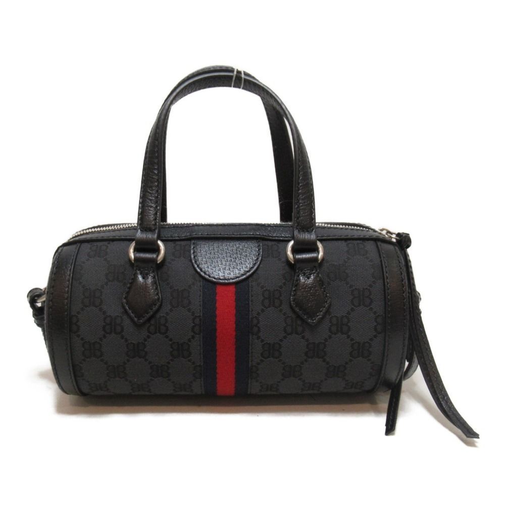 Balenciaga Gucci 2way Shoulder Bag Canvas Black Bag View 2